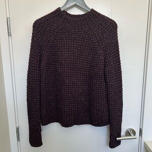 Contemporaine by Simon’s waffle high neck sweater- Size S